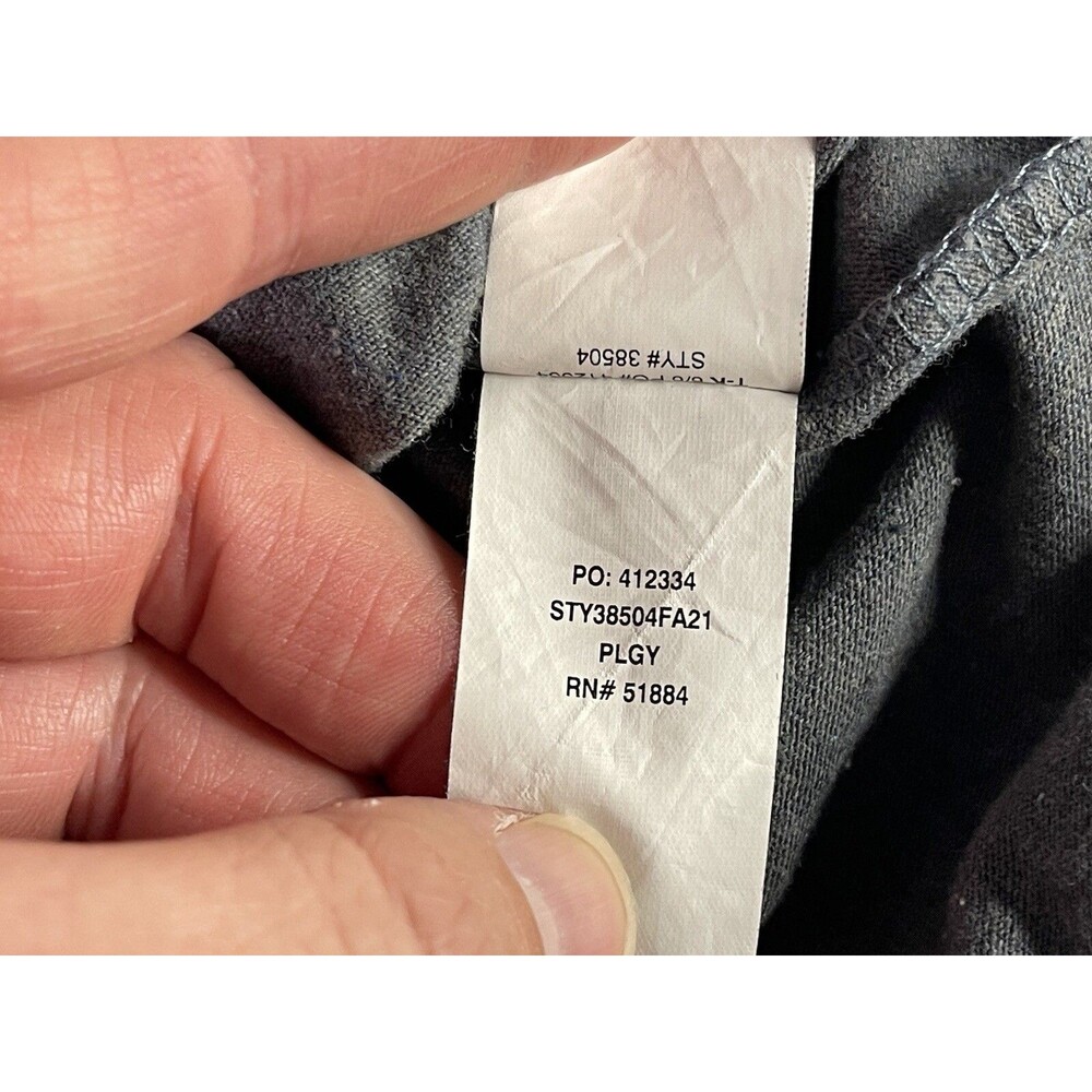Men's Patagonia P-6 Logo Resonsibili-Tee Size Small Plume Grey Style #38504 - Picture 7 of 12